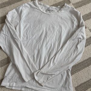 Abercrombie & Fitch White Baby Tee